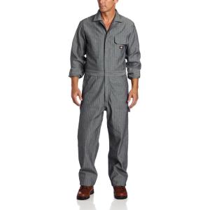 Dickies Men’s Big-Tall Long Sleeve Cotton Coverall(Fisher Stripe)