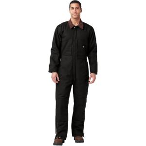 Dickies Men’s Premium Insulated Duck Coverall(Black)