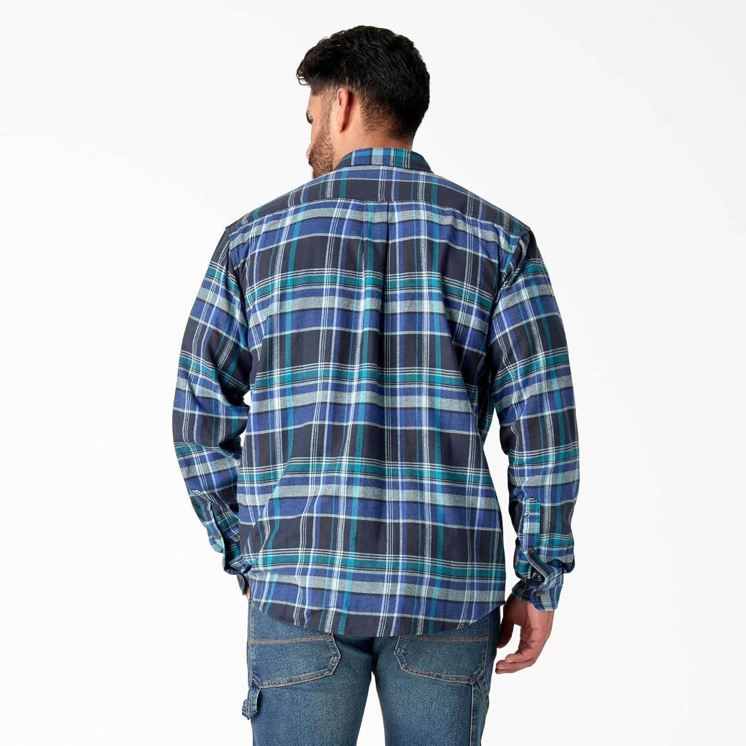 image:imageDickies Mens LS Flex Flannel ShirtBlue