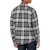 Dickies Mens L/S Flex Flannel Shirt(Black/Charcoal/White Multi Windowpane)