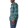 Dickies Mens L/S Flex Flannel Shirt(Green)