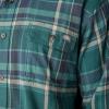 Dickies Mens L/S Flex Flannel Shirt(Green)