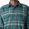 Dickies Mens L/S Flex Flannel Shirt(Green)