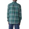 Dickies Mens L/S Flex Flannel Shirt(Green)