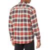 Dickies Mens L/S Flex Flannel Shirt(Oatmeal/Ink Nav/Molten Lava Multi Windowpane)