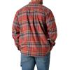 Dickies Mens L/S Flex Flannel Shirt(Red)
