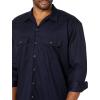Dickies Mens Long Sleeve Flex Twill Work Shirt(Dark Navy.)