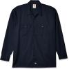 Dickies Mens Long Sleeve Flex Twill Work Shirt(Dark Navy.)