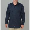 Dickies Mens Long Sleeve Flex Twill Work Shirt(Dark Navy V1)