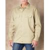 Dickies Mens Long Sleeve Flex Twill Work Shirt(Desert Sand V1)