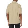 Dickies Mens Short Sleeve Ripstop Work Shirt(Rinsed Desert Sand)