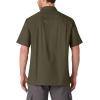 Dickies Mens Short Sleeve Ripstop Work Shirt(Rinsed Military Green)