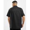 Dickies Men’s Short-Sleeve Two-Tone Work Shirt(Black/Charcoal V1)