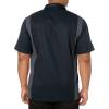 Dickies Men’s Short-Sleeve Two-Tone Work Shirt(Black/Charcoal V1)