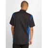 Dickies Men’s Short-Sleeve Two-Tone Work Shirt(Black/Royal Blue V1)