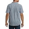 Dickies Men’s Yarn Dyed Plaid Short Sleeve Shirt(Black/Blue/Grey Check)