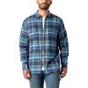 Dickies Mens L/S Flex Flannel Shirt(Blue)