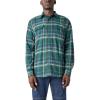 Dickies Mens L/S Flex Flannel Shirt(Green)