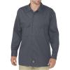 Dickies Mens Long Sleeve Flex Twill Work Shirt(Charcoal V1)