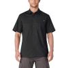 Dickies Mens Short Sleeve Ripstop Work Shirt(Rinsed Black)