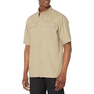 Dickies Mens Short Sleeve Ripstop Work Shirt(Rinsed Desert Sand)