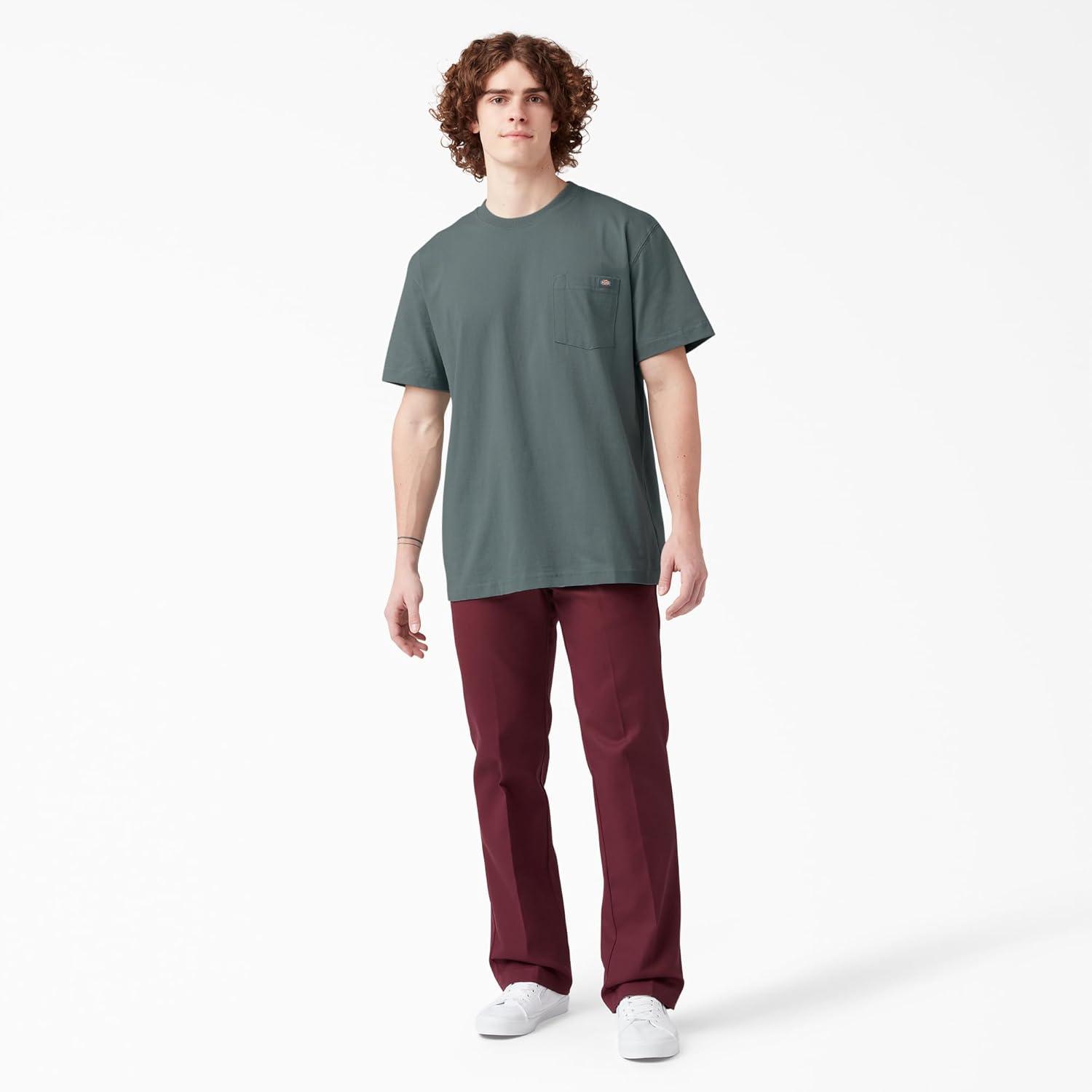 image:imageDickies Mens Big amp Tall Heavyweight Crew Neck Short Sleeve Tee BigTallSmoke Blue