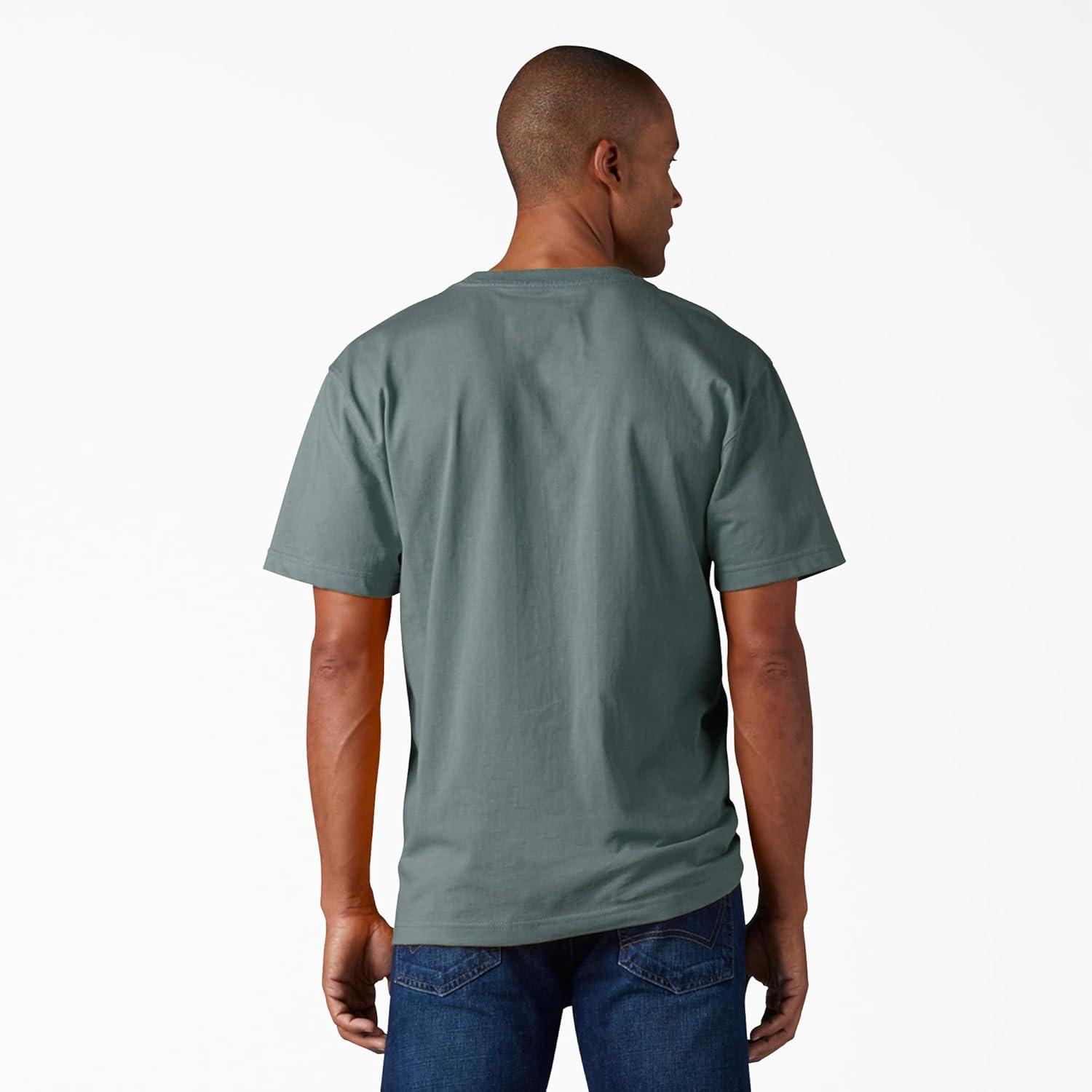 image:imageDickies Mens Big amp Tall Heavyweight Crew Neck Short Sleeve Tee BigTallSmoke Blue