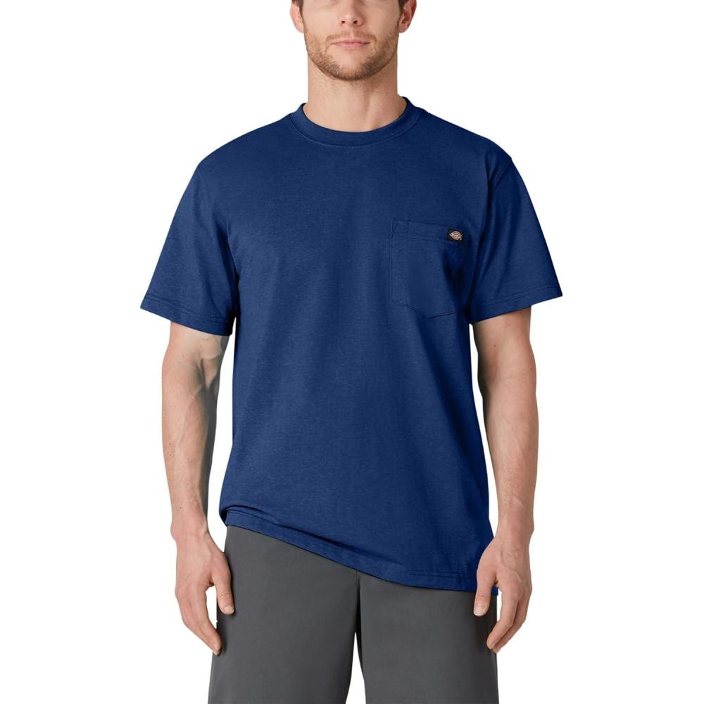 image:imageDickies Mens Big amp Tall Heavyweight Crew Neck Short Sleeve Tee BigTallLimoges Heather