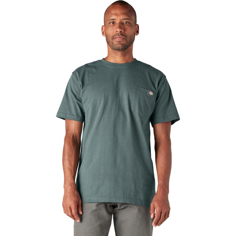 image:imageDickies Mens Big amp Tall Heavyweight Crew Neck Short Sleeve Tee BigTallLincoln Green