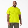 Dickies Men’s Big & Tall Heavyweight Crew Neck Short Sleeve Tee Big-Tall(Bright Yellow)