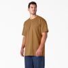Dickies Men’s Big & Tall Heavyweight Crew Neck Short Sleeve Tee Big-Tall(Brown Duck)