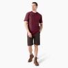 Dickies Men’s Big & Tall Heavyweight Crew Neck Short Sleeve Tee Big-Tall(Burgundy)