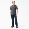 Dickies Men’s Big & Tall Heavyweight Crew Neck Short Sleeve Tee Big-Tall(Charcoal Gray Heather)