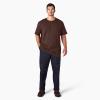 Dickies Men’s Big & Tall Heavyweight Crew Neck Short Sleeve Tee Big-Tall(Chocolate)