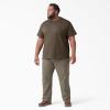 Dickies Men’s Big & Tall Heavyweight Crew Neck Short Sleeve Tee Big-Tall(Chocolate Brown)