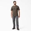 Dickies Men’s Big & Tall Heavyweight Crew Neck Short Sleeve Tee Big-Tall(Chocolate Brown)