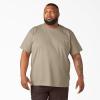 Dickies Men’s Big & Tall Heavyweight Crew Neck Short Sleeve Tee Big-Tall(Desert Sand)