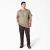 Dickies Men’s Big & Tall Heavyweight Crew Neck Short Sleeve Tee Big-Tall(Desert Sand)