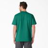 Dickies Men’s Big & Tall Heavyweight Crew Neck Short Sleeve Tee Big-Tall(Green Heather)