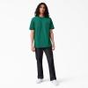Dickies Men’s Big & Tall Heavyweight Crew Neck Short Sleeve Tee Big-Tall(Green Heather)