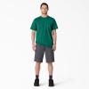 Dickies Men’s Big & Tall Heavyweight Crew Neck Short Sleeve Tee Big-Tall(Green Heather)
