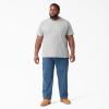 Dickies Men’s Big & Tall Heavyweight Crew Neck Short Sleeve Tee Big-Tall(Heather Gray)