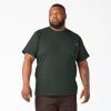 Dickies Men’s Big & Tall Heavyweight Crew Neck Short Sleeve Tee Big-Tall(Hunter Green)