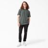 Dickies Men’s Big & Tall Heavyweight Crew Neck Short Sleeve Tee Big-Tall(Hunter Green Heather)