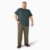 Dickies Men’s Big & Tall Heavyweight Crew Neck Short Sleeve Tee Big-Tall(Lincoln Green)