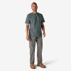 Dickies Men’s Big & Tall Heavyweight Crew Neck Short Sleeve Tee Big-Tall(Lincoln Green)