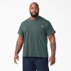 Dickies Men’s Big & Tall Heavyweight Crew Neck Short Sleeve Tee Big-Tall(Lincoln Green)
