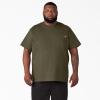 Dickies Men’s Big & Tall Heavyweight Crew Neck Short Sleeve Tee Big-Tall(Military Green)