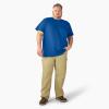 Dickies Men’s Big & Tall Heavyweight Crew Neck Short Sleeve Tee Big-Tall(Royal Blue)