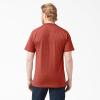 Dickies Men’s Big & Tall Heavyweight Crew Neck Short Sleeve Tee Big-Tall(Rustic Red Heather)